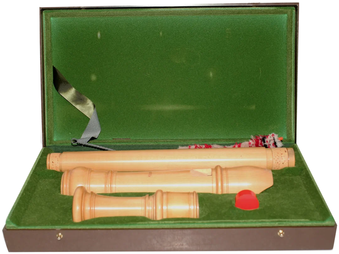 Moeck "Barockblockflöte" | 3-teilig mit Etui & Zubehör | Hochwertiges Holzblasinstrument – Bild 2