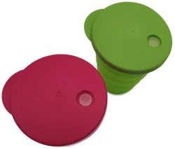 Tupperware, 2 Trinkhalmbecher "junge Welle" 330ml, neu – Vorschau 2