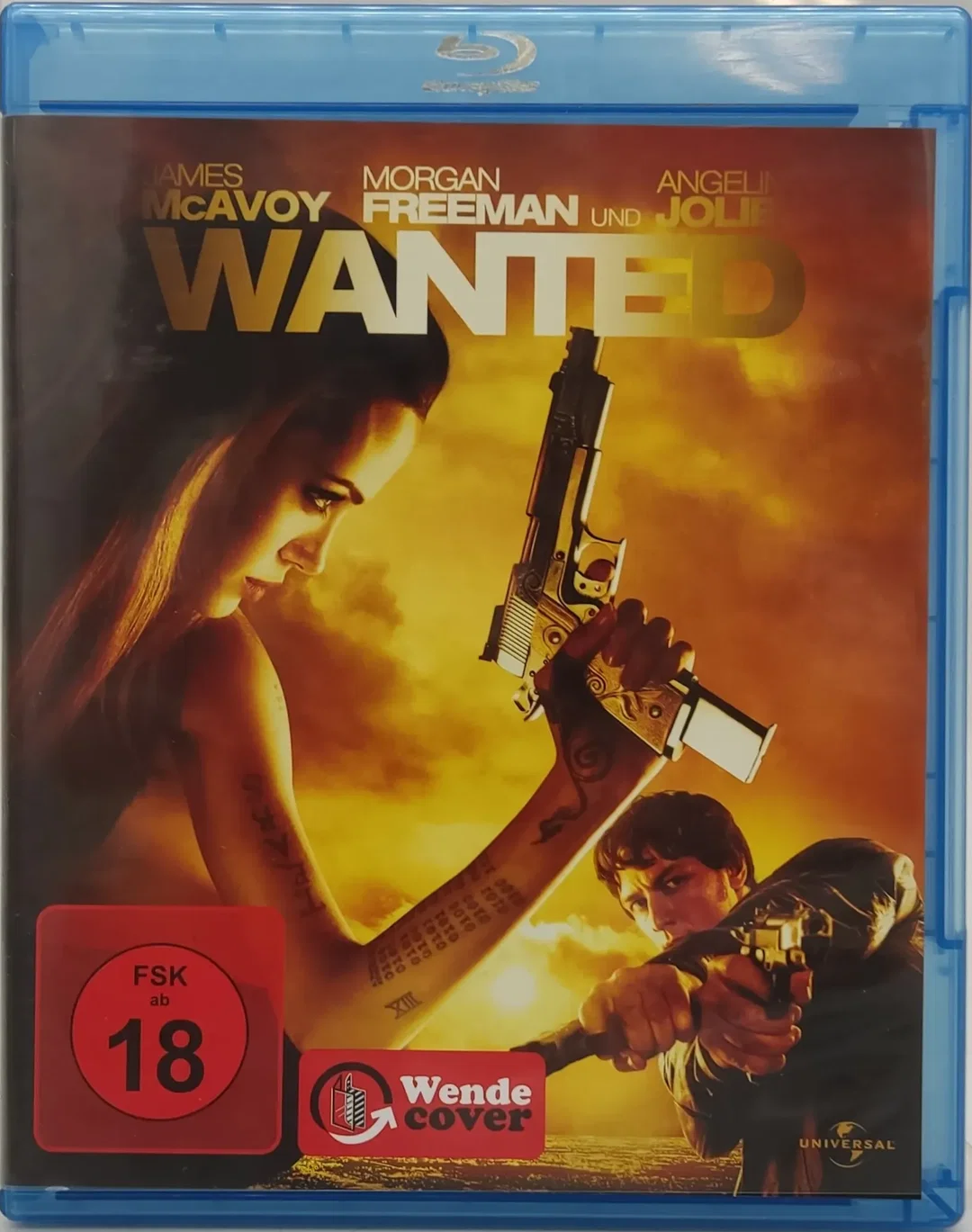 Blu-Ray Disc "Wanted" mit  James McAvoy, Morgan Freeman, Angelina Jolie – Bild 2