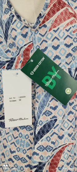 Green Cotton Maxikleid Geblümt Baumwolle, Gr. 38 | Sommertraum - Bild 6