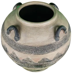 XXL Bodenvase aus Ton - Bild 3