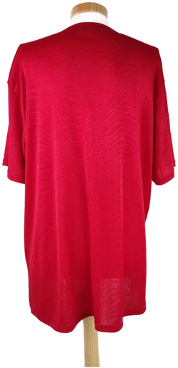 T-Shirt kurzarm mit Rundhalsausschnit, rot, Größe XXL - Bild 3