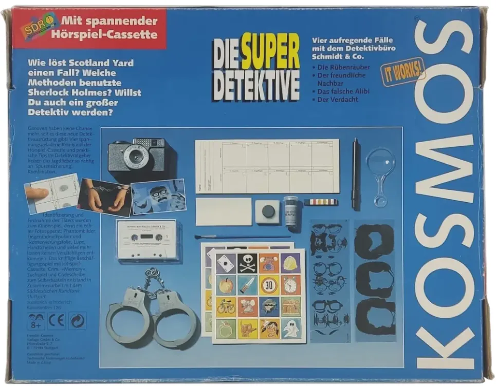 KOSMOS Spiel "Die Super Detektive" mit spannender Hörspiel-Kassette – Bild 2