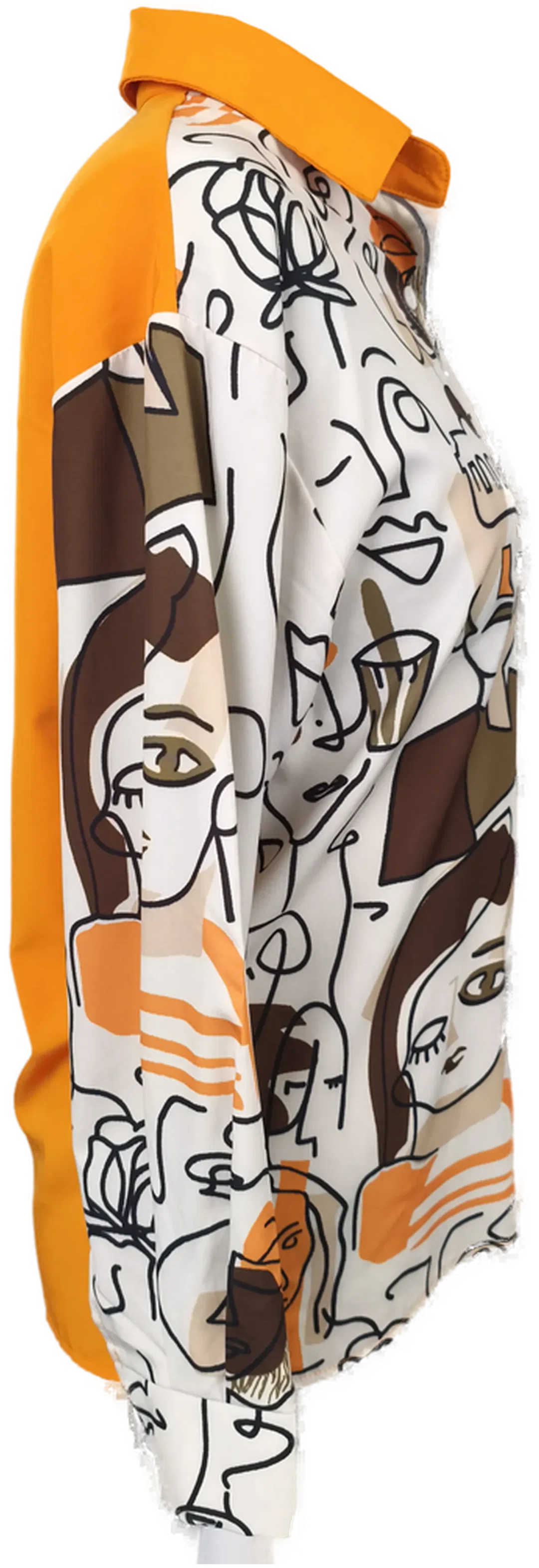 Damenbluse, Shein, Gr. 34, oversize – Bild 2