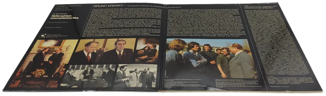 Langspielplatte  Vinyl / LP, 12 Zoll - Dr. Bruno Kreisky: "Weiter auf dem österreichischen Weg" – Bild 2