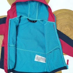Kilimanjaro, Kinder Kapuzen-Softshelljacke, pink-dunkelblau | Gr. 116 – Vorschau 6