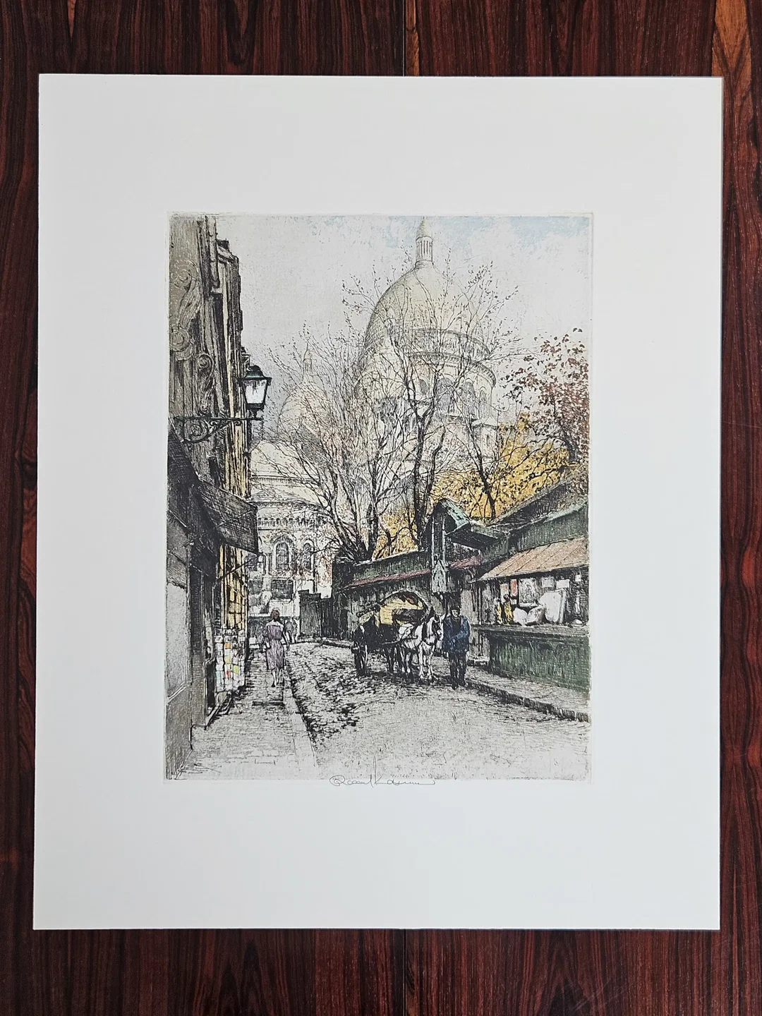 Montmartre Paris - Robert Kasimir - Radierung in Farbe  - Bild 4