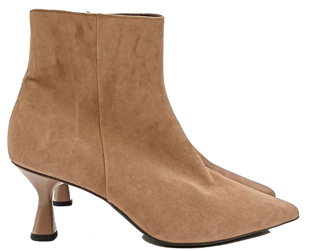 Högl Veloursleder Stiefletten taupe Gr. 39 – Bild 7