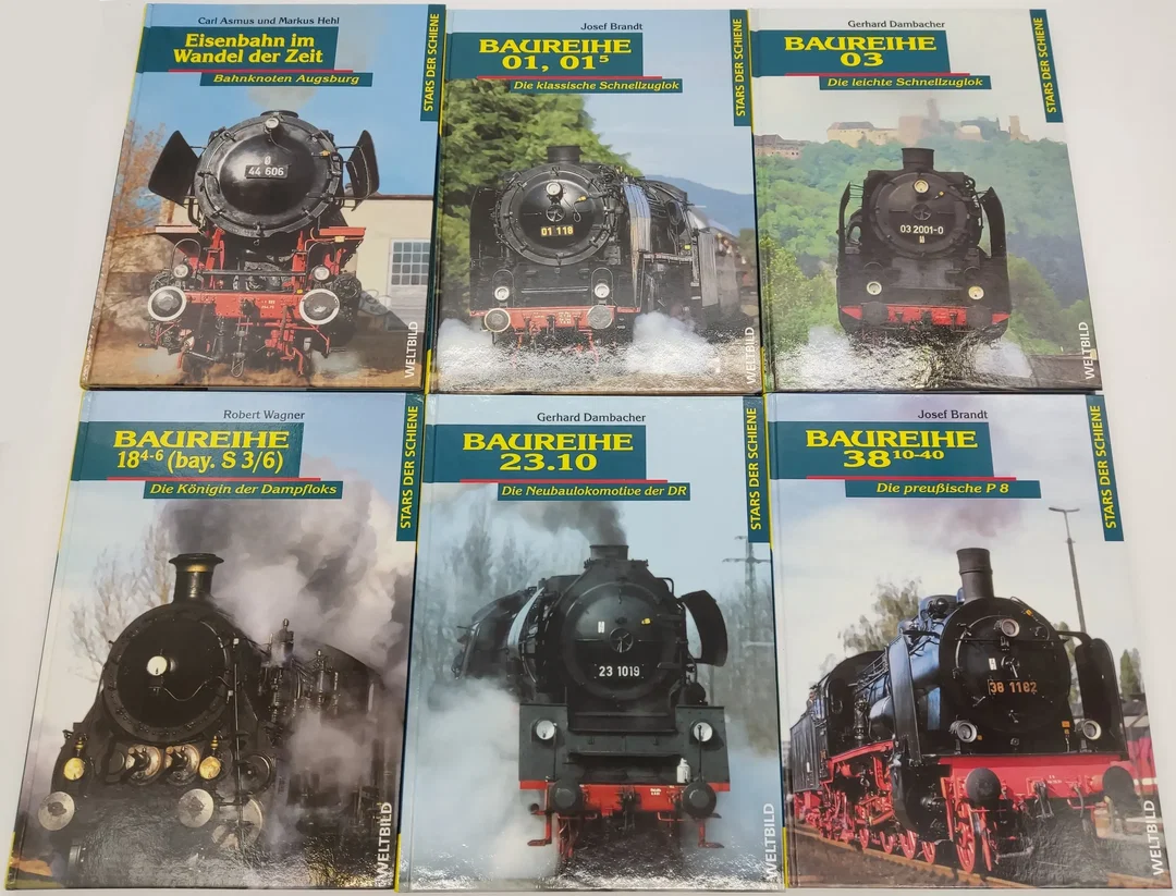Buch Weltbild "Stars der Schiene" Eisenbahnen in 16 Bänden /Dampflokomotive – Bild 2