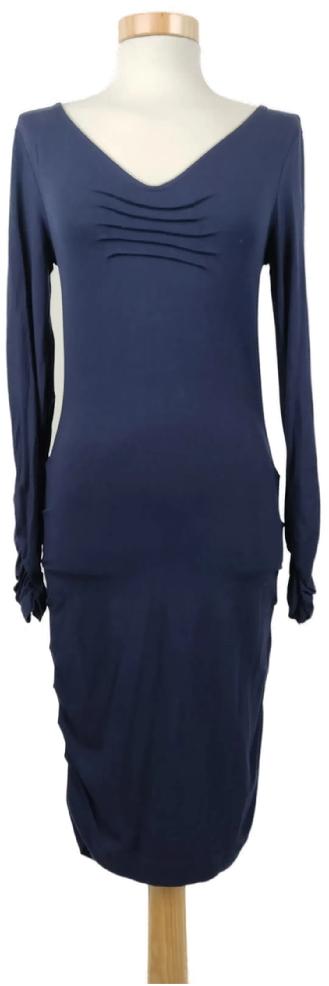 Jones figurbetontes Langarm Abend- Cocktail-Kleid dunkelblau - S/36 - Bild 1