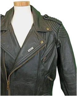 IXS Herren Leder Motorradjacke Biker Basics schwarz Gr. L - Bild 3