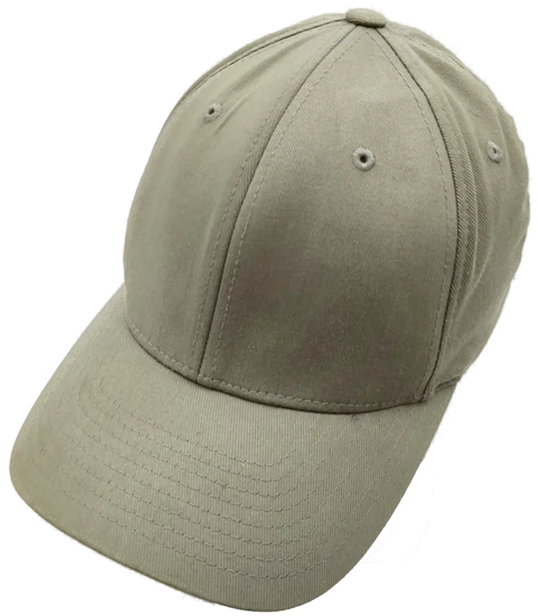 Yupoong FLEXFIT Schildkappe oliv/grau – Bild 1
