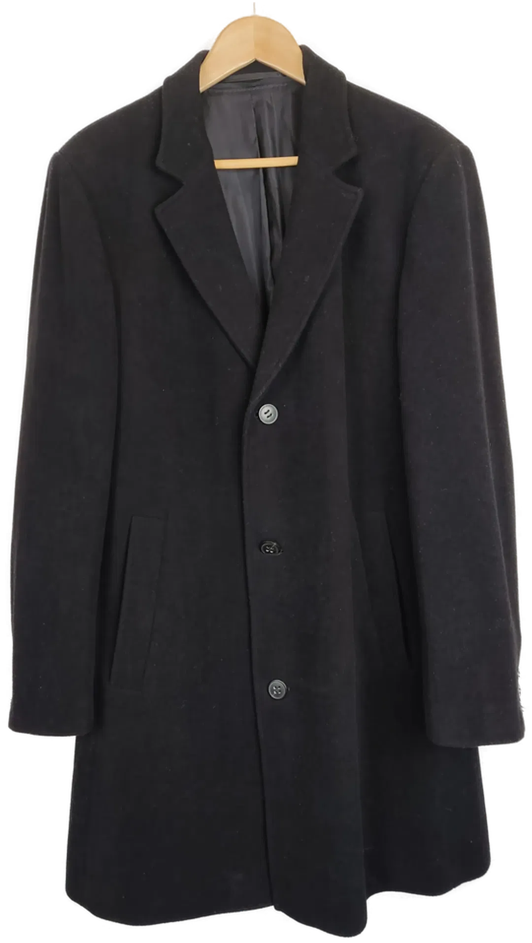Kleiderbauer Herren Wollmantel schwarz Gr. 54 - Bild 1