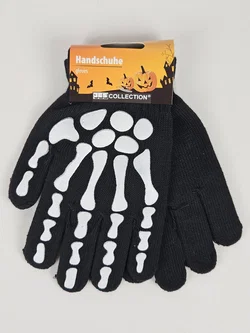 Halloween Zubehör #3 "Skelett-Handschuhe " – Vorschau 1