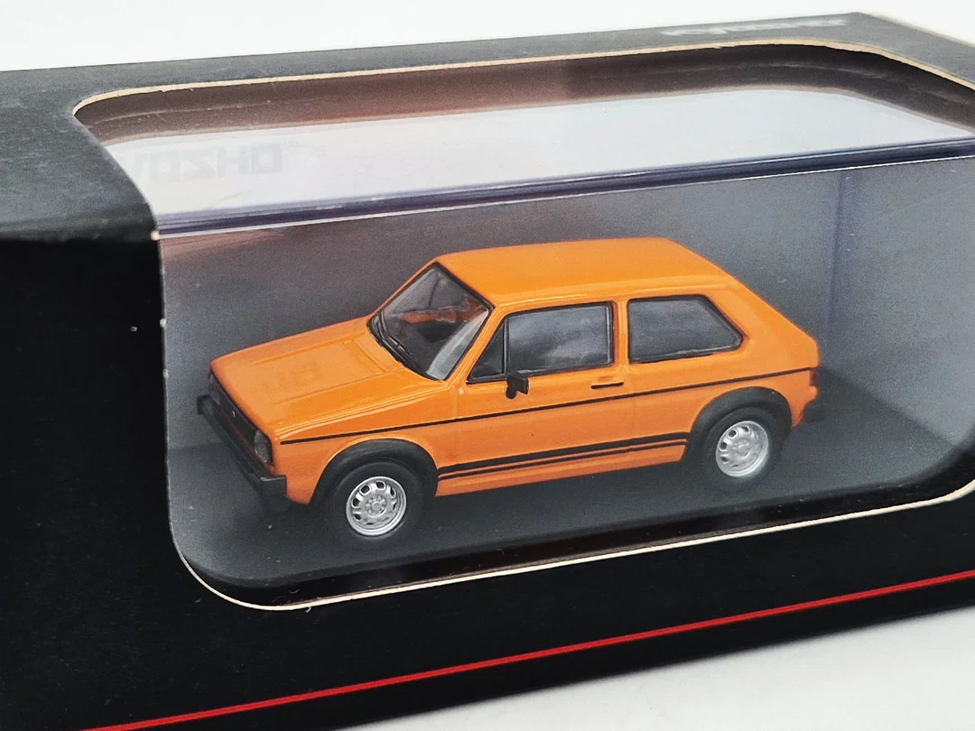 Kyosho Volkswagen Golf GTI (1976) - Orange - 1/64 - OVP (KS07050A8) – Bild 7