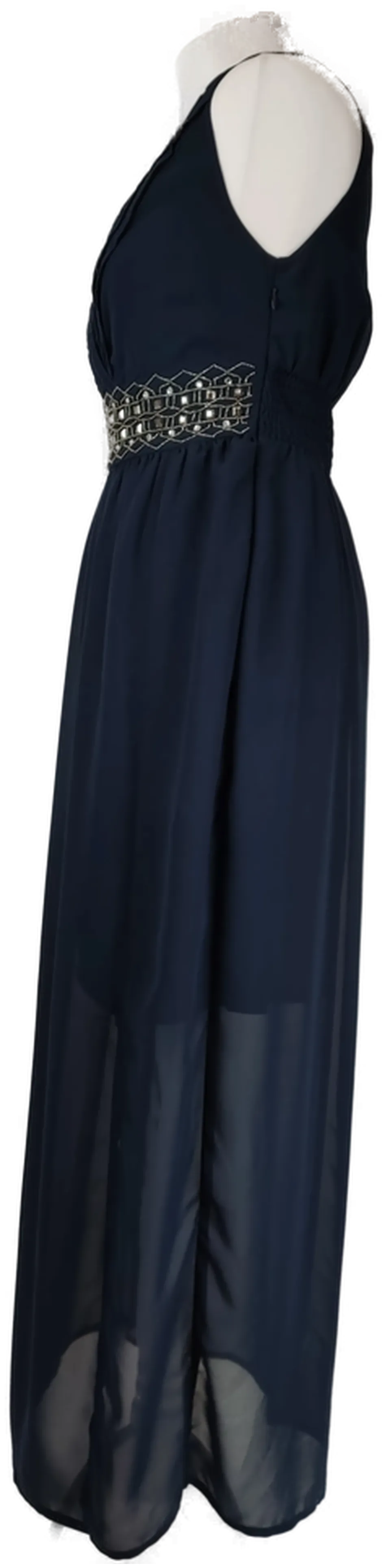 Maxikleid Bodyflirt, Gr.36, Polyester | Einmaliges Unikat – Bild 3