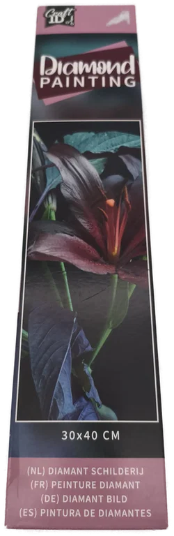 Craft ID Diamond Painting, Motiv Lilie, 30x40 cm – Vorschau 1