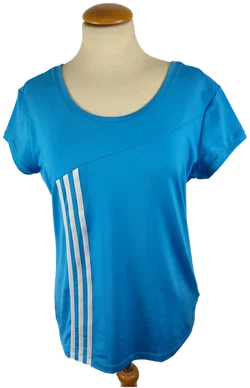 Adidas Damen T-Shirt Polyester Größe 44 | Trainingsfavorit - Bild 1