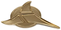 Star Trek, Klingon Empire Insignia Badge, Franklin Mint, 925 Silber, seltenes Sammlerstück1 – Vorschau 4
