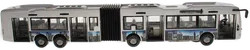 Dickie City Express Bus – Gelenkbus – ca. 45,5 cm – Weiß/Schwarz – Türen zu öffnen - Bild 2