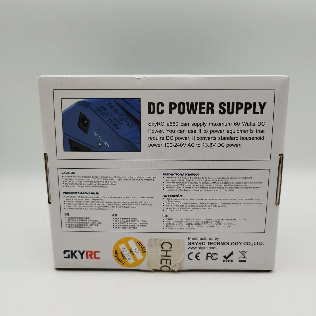 SKYRC e660 AC/DC Input Multi-Chemistry Charger - Discharger/Power Supply – Bild 5