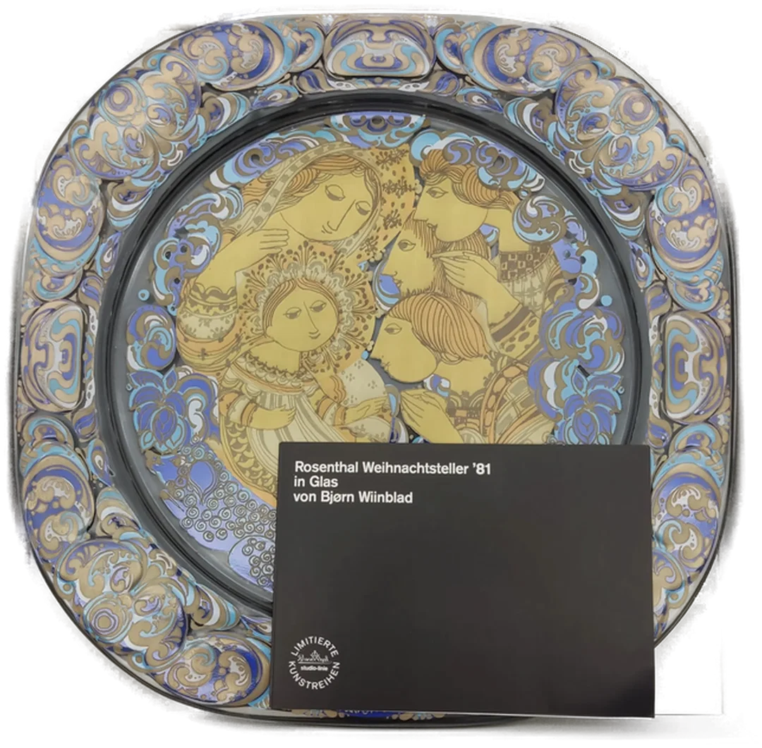 Rosenthal Weihnachtsteller Wandteller 1981 – Bild 3