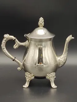 Vintage Kaffeekanne/Teekanne versilbert - EP BRASS  - Bild 3