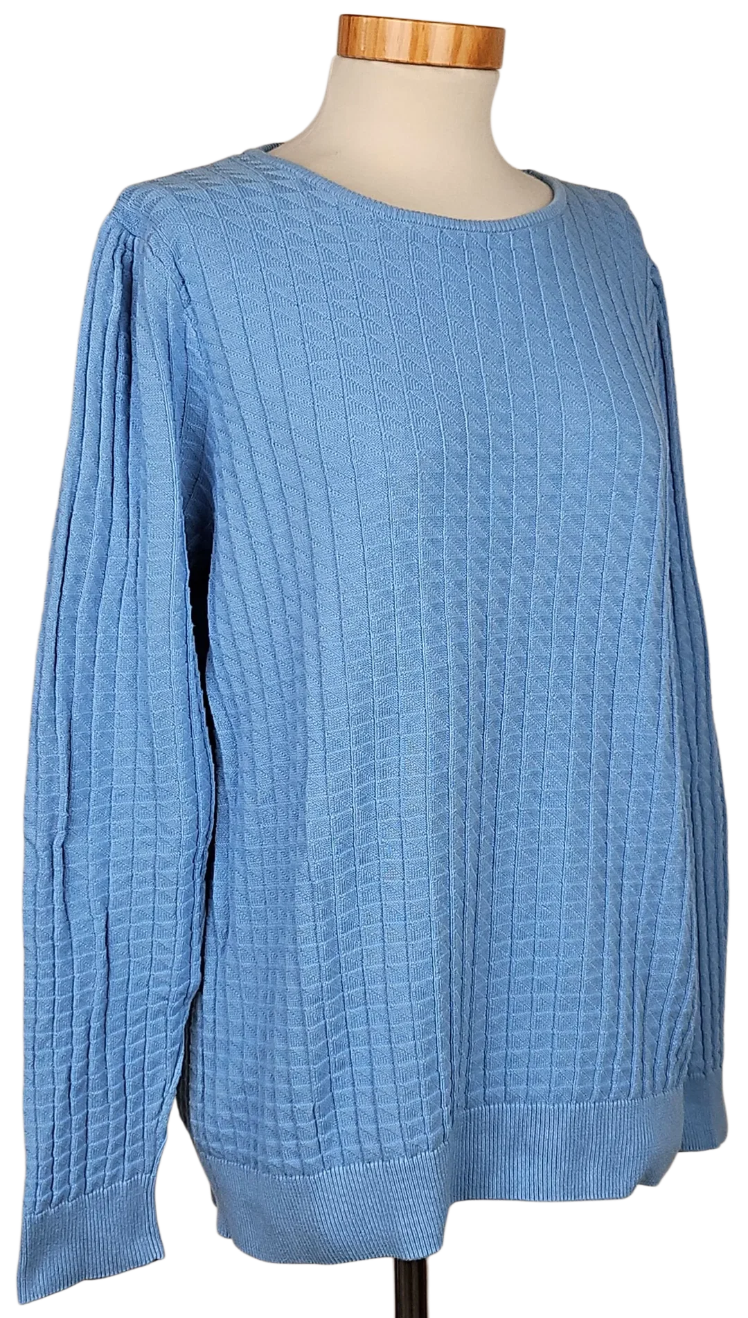 FREE/QUENT Damen Pullover, blau - Gr. L  – Bild 2