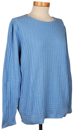 FREE/QUENT Damen Pullover, blau - Gr. L  - Bild 2