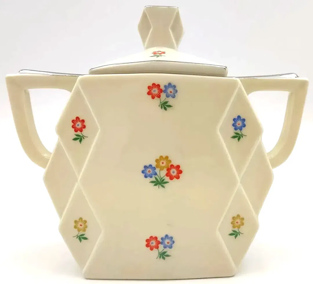 Art Deco Zuckerdose von Moritz Zdekauer - Altrohlau 1922-1945 - Bild 4