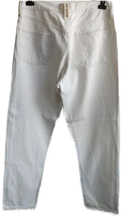 REPLAY Herrenjeans Regular 901 weiß mit Knopfleiste - Gr. W36 - Bild 2