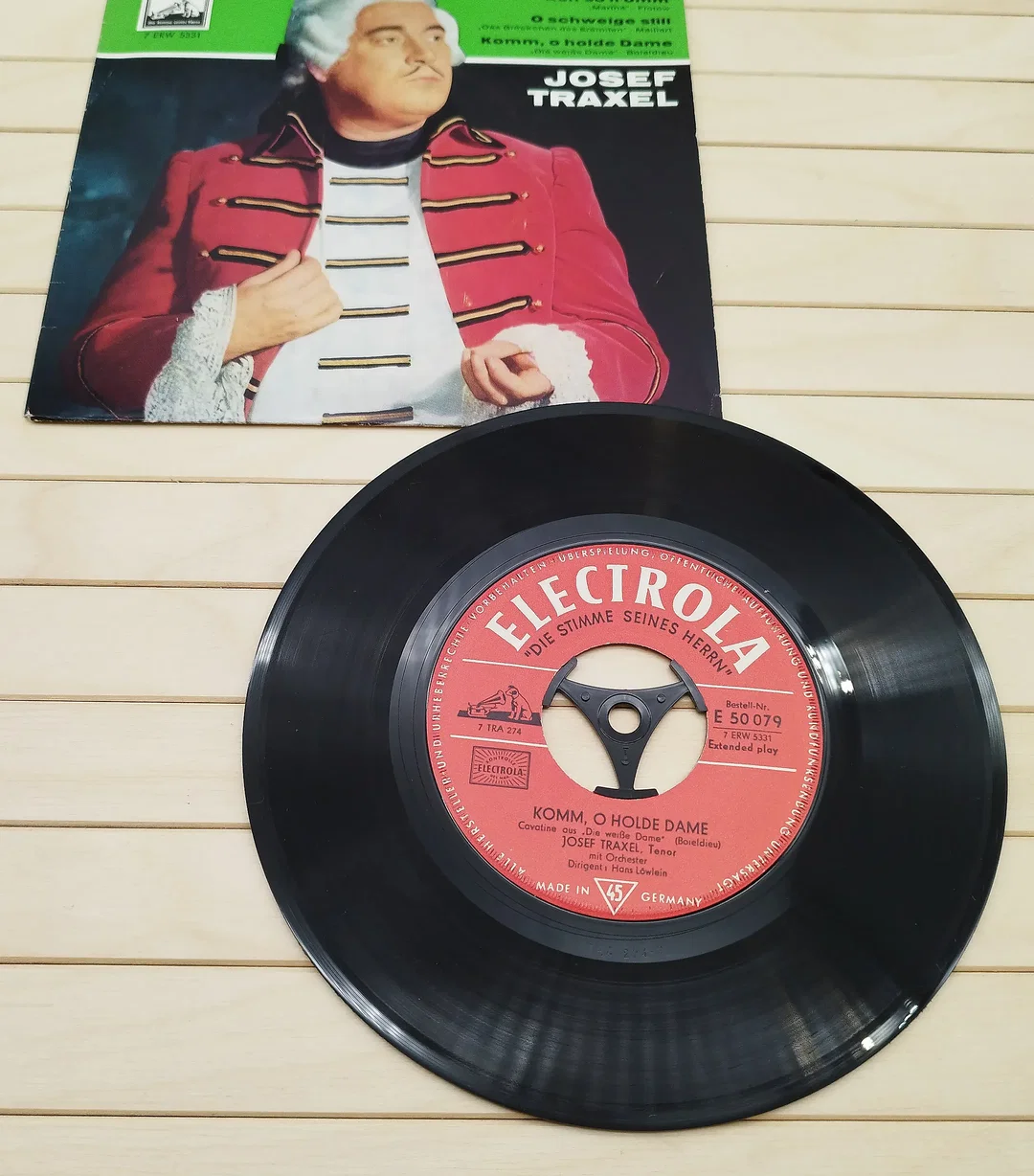 Josef Draxl, Tenor, Single Vinyl – Bild 2