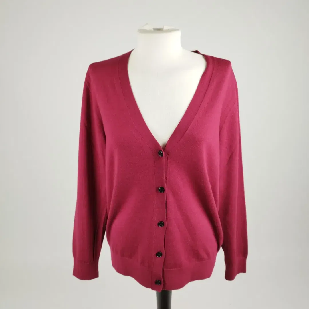 Dünner Burberry Brit Cardigan - Gr. L / Merinowolle - Bild 1