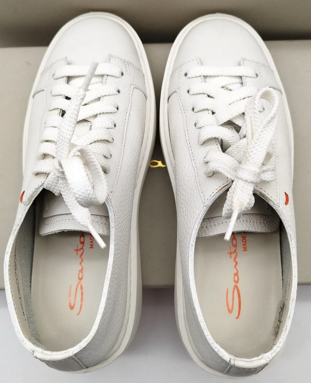 Santiano Sneaker Weiß Leder, Gr. 35 | Wie Neu – Bild 5