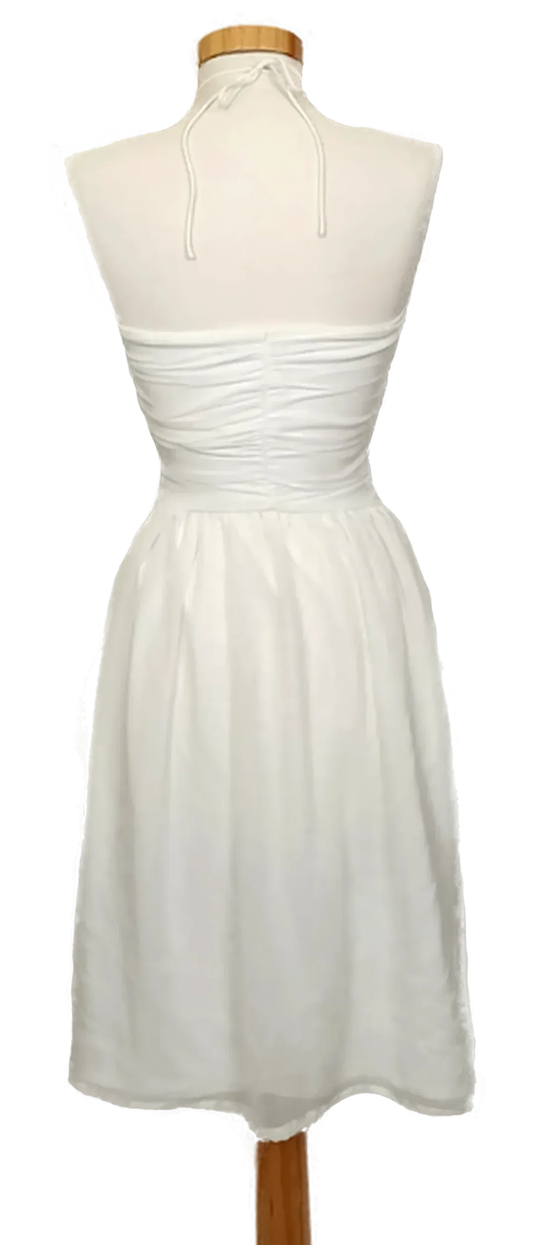Zara Trafaluc Minikleid weiß Gr. XS – Bild 2