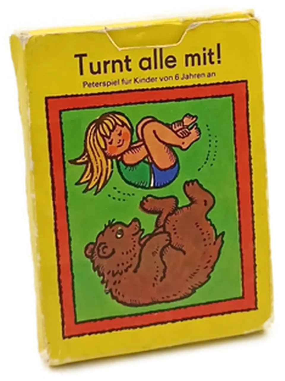 Verlag für Lehrmittel Pössneck: Vintage-Kartenspiel „Turnt alle mit!“ - Bild 1