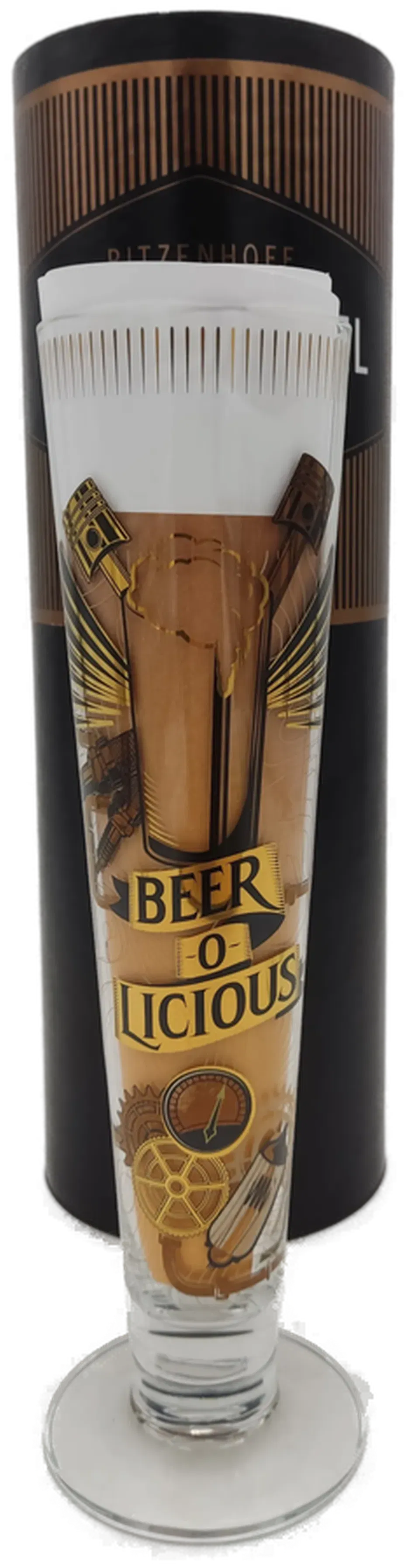 Ritzenhoff Black Label Bierglas inkl. Originalverpackung Werner Bohr - Bild 1