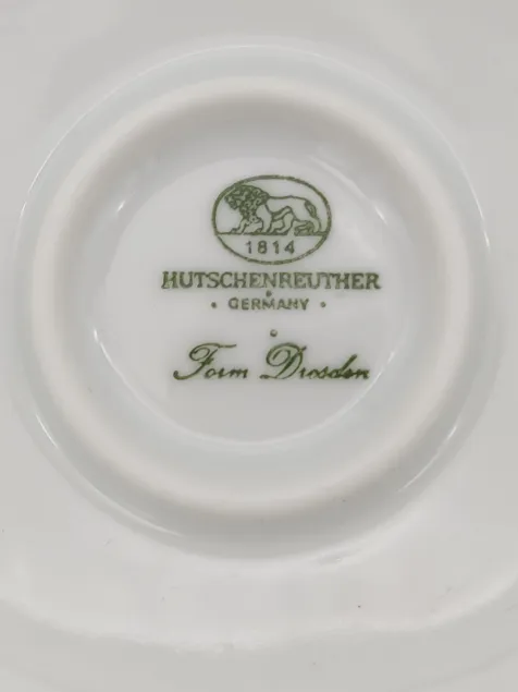 Hutschenreuther "Kerzenhalter"  weiß Höhe 10,5 cm – Bild 2