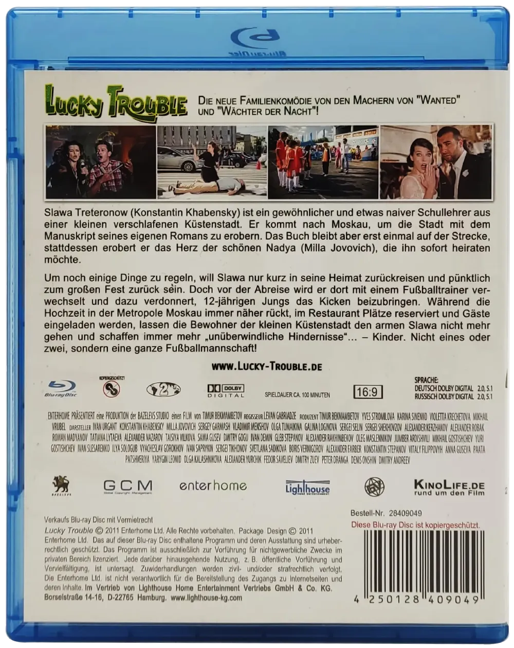 Blu-Ray "Lucky Trouble - Warum geht bei den Männern immer alles in die Hose?" mit Milla Jovovich und Ivan Urgant – Bild 2