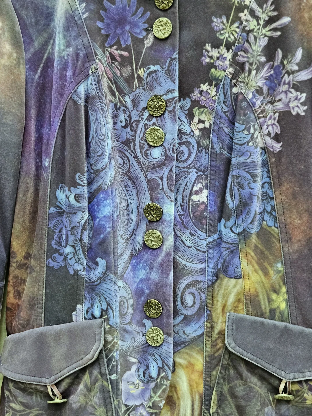 ETOILE DU MONDE Damen Jacke, blau - Gr. S – Bild 6