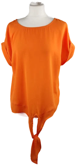 Polyester-Top Orange | Luftig & Sommerlich – Vorschau 1