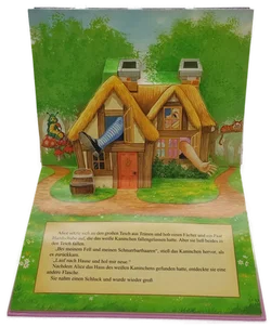 2 Stück Aufklapp-Bilderbücher (Pop-up-Buch) "Alice im Wunderland" und "Der gestiefelte Kater" – Vorschau 5