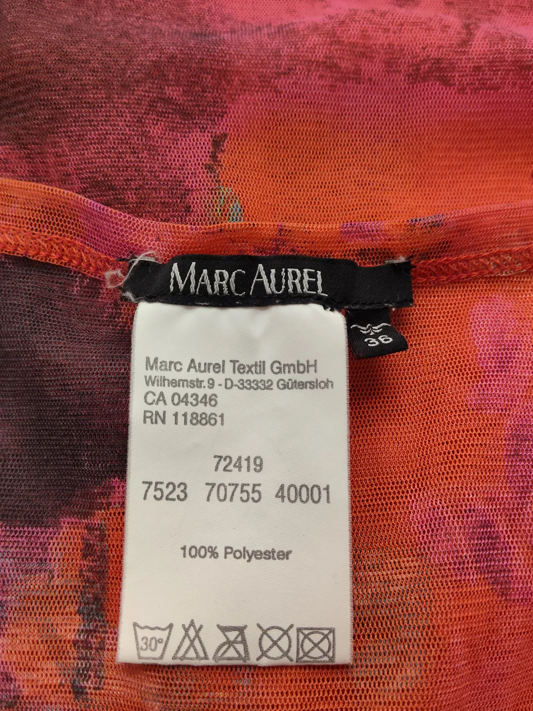 Damenshirt Marc Aurel Polyester | Sommerleicht – Bild 4
