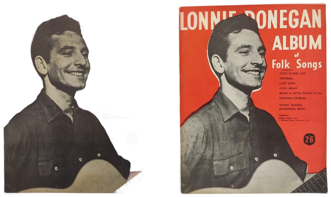 Lonnie Donegan Album of Folk Songs - Volume One + Two / Notenhefte - Bild 1