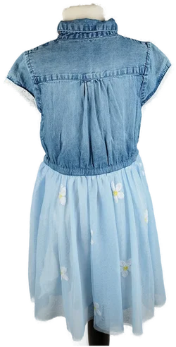 Topolino Kinder-Jeanskleid - Gr 128 / OT 100% Baumwolle - Bild 3