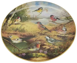 Karl-Hans Boese Sammelteller - Unsere kleine Vogelwelt - D/25.5 cm - Bild 2
