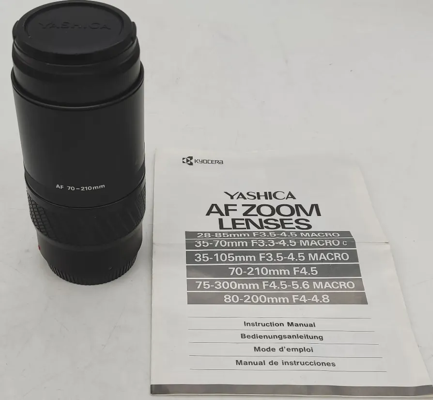 Yashica Objektiv AF Zoom Lenses 70-210mm F4.5 ∅ 58mm mit Beschreibung – Bild 2