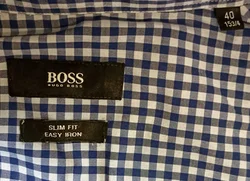 Hugo Boss Herrenhemd blau/weiß Gr. 40 – Vorschau 4