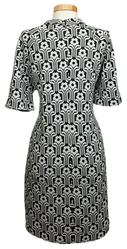 Desigual Damen Midikleid schwarz/weiß geblümt Gr. XL - Bild 2