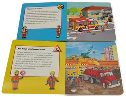  Puzzlebücher 2 Stück Feuerwehr und Baustelle - Bild 3
